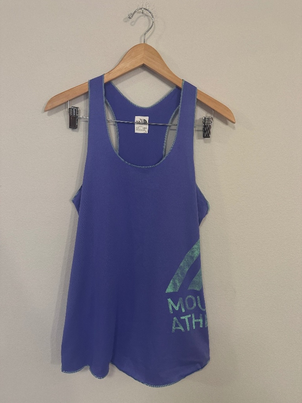 The North Face Mountain Athletics Racerback Tank Womens L Purple Mint